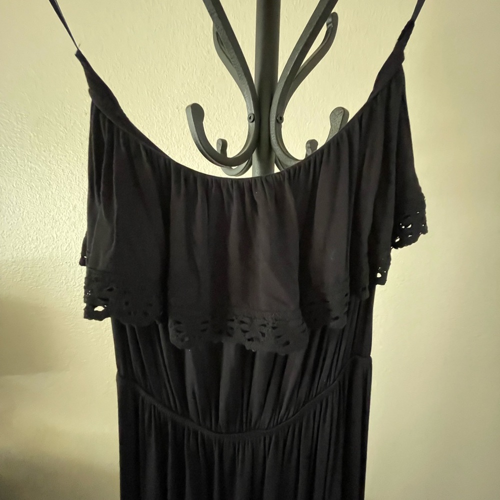 Strapless Dress with Embroidery